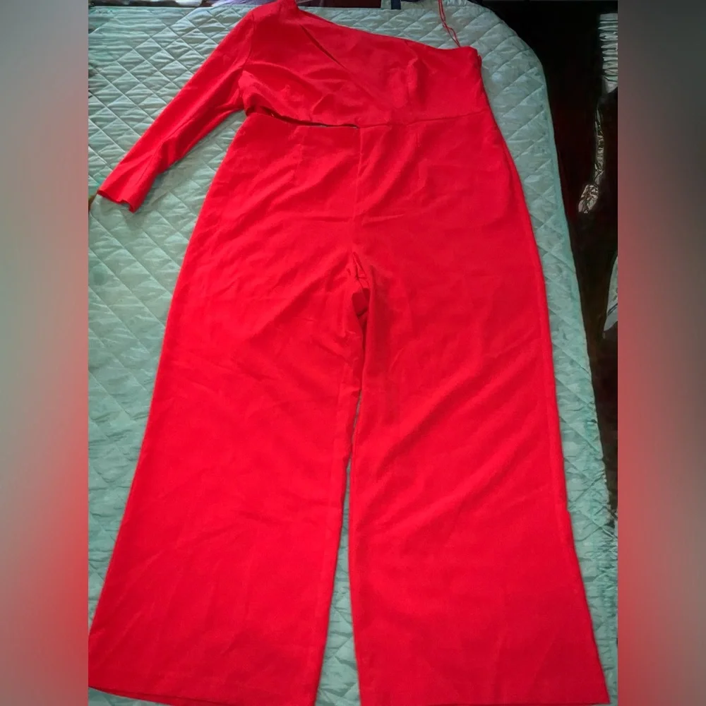 Sergio Hudson x Target 1 Shoulder Cut-Out Jumpsuit NWT EDGY - Picture 5 of 14